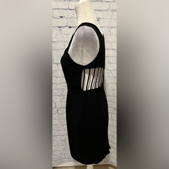 Lost April Women Black Strappy Sexy Cocktail Dress Size Small - Picture 3 of 8